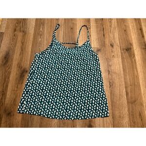 Painted Threads Shirts Womens Size Small Green Cami Strappy Abstract